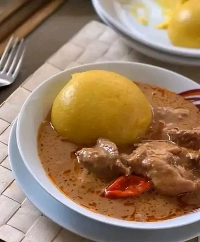 Sauce arachide foutou (mafé)