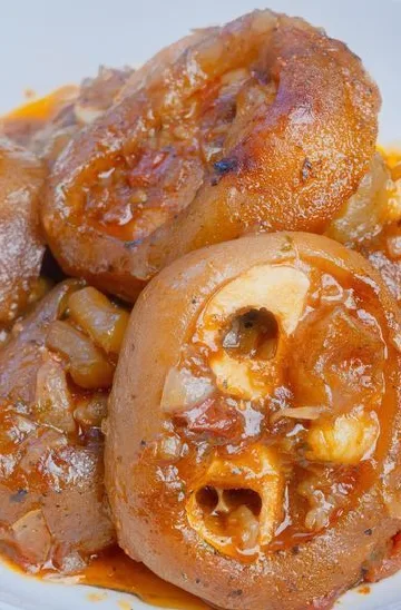 Soupe patte de boeuf avec riz